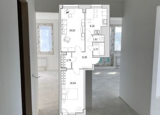 Продам 2-комнатную квартиру, 63.9 м2, Санкт-Петербург, улица Кустодиева, 7к2, ЖК Лондон Парк