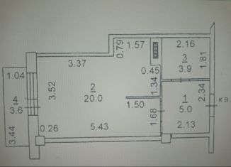 Квартира на продажу студия, 30 м2, Ростов-на-Дону, улица 1-й Конной Армии, 37А, ЖК Молодёжный