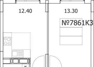 Продажа 1-ком. квартиры, 37.1 м2, Люберцы, Солнечная улица, 2, ЖК Облака 2.0