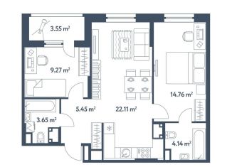 Продам трехкомнатную квартиру, 61.2 м2, Москва, Люблинская улица, 72к3, станция Депо