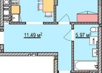 Продам 2-ком. квартиру, 75.5 м2, Калининградская область, улица Гагарина, 87