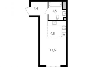 Продаю квартиру студию, 27.3 м2, Москва, Михалковская улица, 48с1, ЖК Михалковский