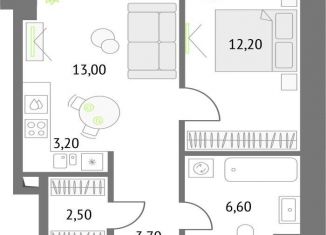 Продаю 1-комнатную квартиру, 41.2 м2, Москва, Огородный проезд, 4с1, метро Бутырская