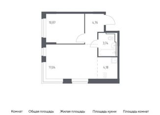 Продается 1-ком. квартира, 40.6 м2, Ленинский городской округ, жилой комплекс Новое Видное, 16.1