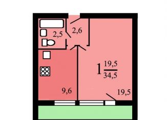 Продается 1-ком. квартира, 40 м2, Москва, улица Новаторов, 34к6