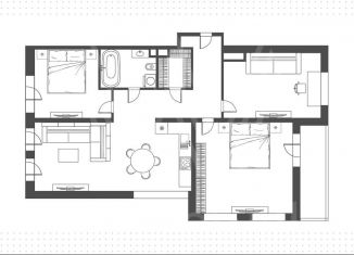 Продажа 3-комнатной квартиры, 168.8 м2, Москва, Казарменный переулок, 3, ЦАО