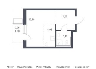 Квартира на продажу студия, 26.6 м2, Московская область, жилой комплекс Егорово Парк, к3.2