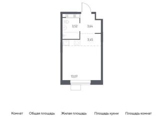 Продам квартиру студию, 23.7 м2, Балашиха, жилой квартал Новоград Павлино, к34