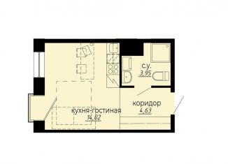 Продам квартиру студию, 22.6 м2, Санкт-Петербург, муниципальный округ Светлановское