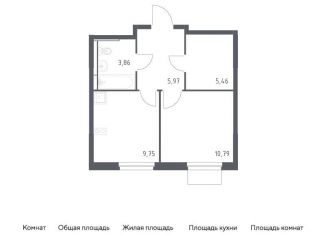 Продажа однокомнатной квартиры, 35.8 м2, Московская область, жилой комплекс Мытищи Парк, к5