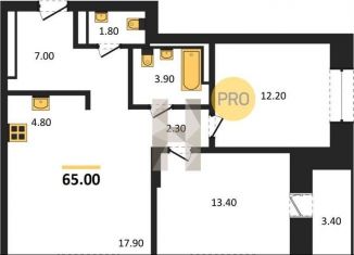 Продажа 2-комнатной квартиры, 65 м2, Новосибирская область