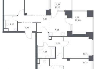 Продам 3-комнатную квартиру, 108.3 м2, Москва, метро Минская, жилой комплекс Нова, к1