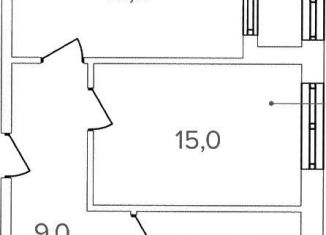 Продажа двухкомнатной квартиры, 57.7 м2, Москва, Михалковская улица, 48к1, ЖК Михалковский