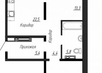 Продаю двухкомнатную квартиру, 71 м2, Ленинградская область