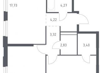 Продается 2-ком. квартира, 61.8 м2, Москва, метро Орехово, жилой комплекс Квартал Герцена, к2