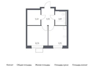 Продажа однокомнатной квартиры, 35.8 м2, Московская область, жилой комплекс Егорово Парк, к3.1