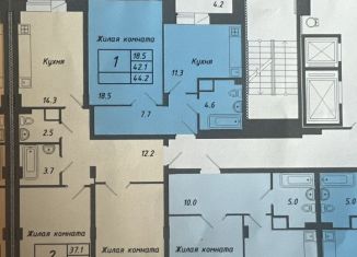 Продаю 2-ком. квартиру, 73.3 м2, Чувашия, Советская улица, поз27