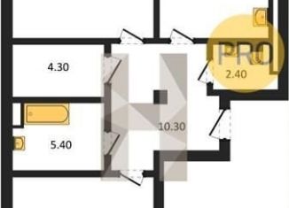 Продается 2-ком. квартира, 73.3 м2, Новосибирск, улица Зорге, 277