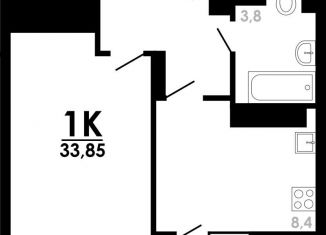 Продаю 1-комнатную квартиру, 33.9 м2, Нижний Новгород