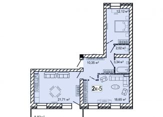 Продажа 3-ком. квартиры, 70.8 м2, Бурятия