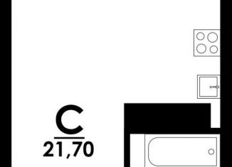 Продам квартиру студию, 21.7 м2, Нижний Новгород, метро Комсомольская, Коломенская улица, 8к4