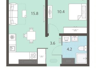 Продаю 1-ком. квартиру, 34 м2, Екатеринбург, Кировский район