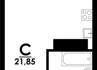 Продам квартиру студию, 21.9 м2, Нижний Новгород, метро Парк Культуры, Коломенская улица, 8к4