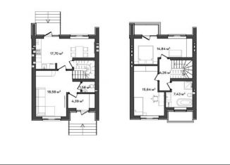 Продается трехкомнатная квартира, 87.6 м2, Воронежская область