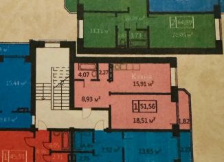 Продается однокомнатная квартира, 51.6 м2, Дагестан, 46-я линия, 6