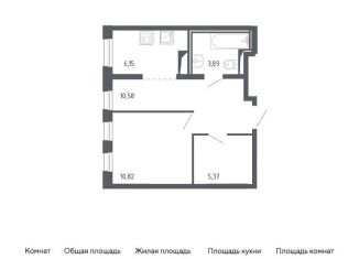 Продажа квартиры студии, 36.8 м2, Москва, Молжаниновский район, Ленинградское шоссе, 229Ак1