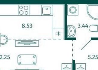 Квартира на продажу свободная планировка, 29.5 м2, Республика Башкортостан