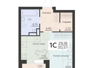 Продажа 1-ком. квартиры, 42.5 м2, Воронеж, Левобережный район