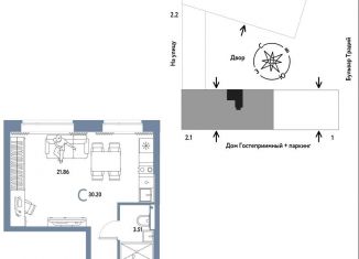 Продаю квартиру студию, 30.2 м2, Тюменская область, улица Новосёлов, 104