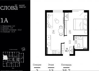 Продается 1-комнатная квартира, 35.7 м2, Астраханская область, Туркестанская улица