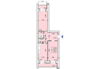 Продажа 2-комнатной квартиры, 70.3 м2, Энгельс