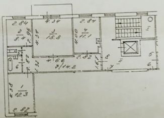 Продам трехкомнатную квартиру, 67 м2, Пермский край, Норильская улица, 13