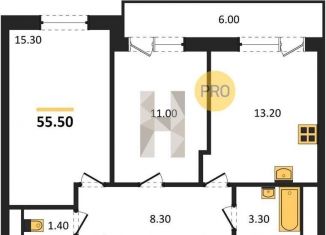 2-ком. квартира на продажу, 55.5 м2, Новосибирская область