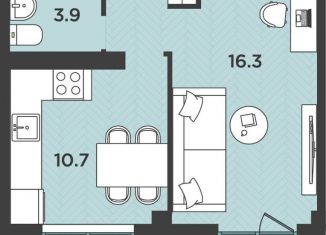 1-ком. квартира на продажу, 35.4 м2, Архангельская область