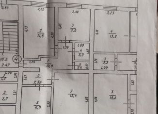 Трехкомнатная квартира на продажу, 57.9 м2, Тюкалинск, Первомайская улица, 1Б