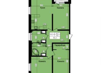 3-комнатная квартира на продажу, 104.3 м2, посёлок Парголово, Ольгинская дорога, 3/20