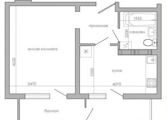 Продажа 1-ком. квартиры, 35.8 м2, Крым, Аэрофлотская улица, 5А