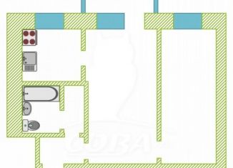 Продается 2-ком. квартира, 40.8 м2, Тюмень, Ямская улица, 114