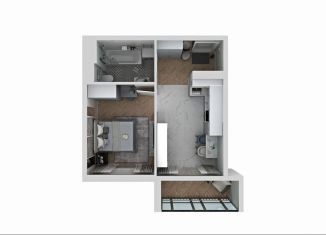 Продам 1-ком. квартиру, 34.3 м2, Миасс