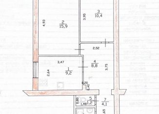 Продам комнату, 52 м2, Татарстан, улица Коммунаров, 2