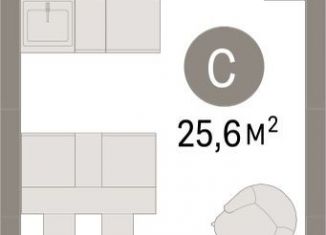 Продается квартира студия, 25.6 м2, Тюмень