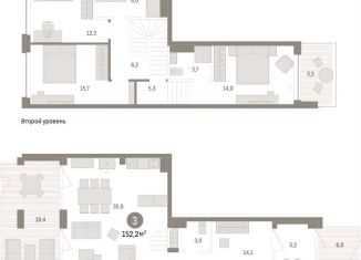 Продаю 3-комнатную квартиру, 152.2 м2, Тюмень, улица Муравленко, 9к3