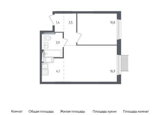 Продажа 1-комнатной квартиры, 40.6 м2, Московская область, жилой комплекс Мытищи Парк, к4