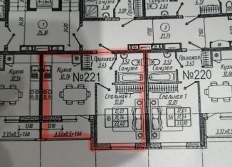 1-ком. квартира на продажу, 32.4 м2, Краснодар, ЖК Облака, улица имени Генерала Корнилова, 10лит2