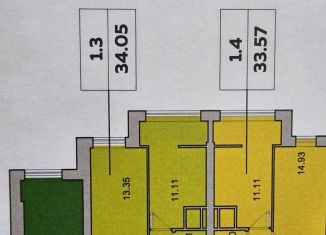 Продаю 1-ком. квартиру, 34.2 м2, Казань, улица Рауиса Гареева, 105Б, ЖК Сказочный Лес