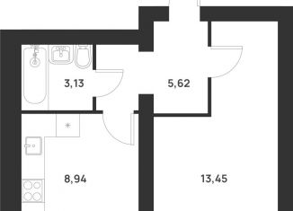 Продаю 1-ком. квартиру, 31.1 м2, Тула